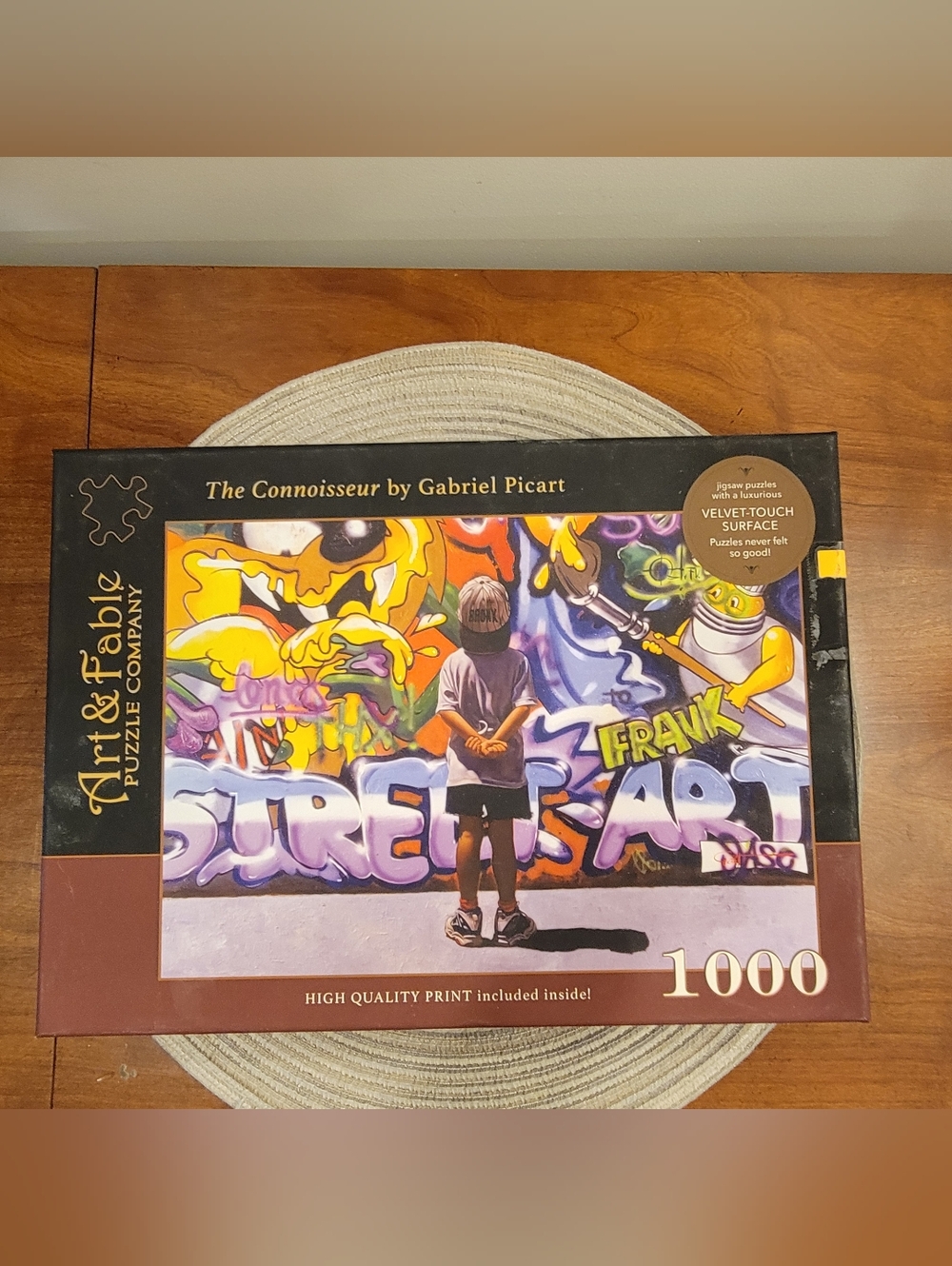 🧩EUC~ART & FABLE - "THE CONNOISSEUR" 1000 PC JIGSAW PUZZLE